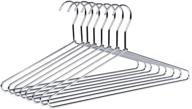 👔 superior quality hangers: 30 heavy duty metal suit hangers with polished chrome – 30 pack! logo