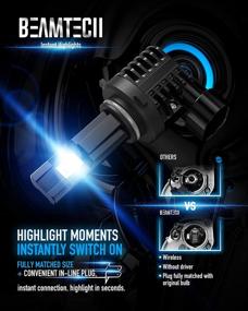 img 3 attached to BEAMTECH Headlight 8000Lumens Extremely Conversion Lights & Lighting Accessories in Bulbs