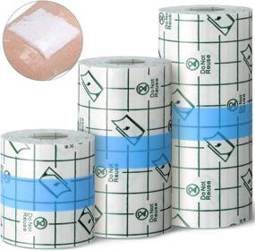 img 4 attached to Transparent Adhesive Waterproof Bandages Dressing Sports & Fitness for Team Sports