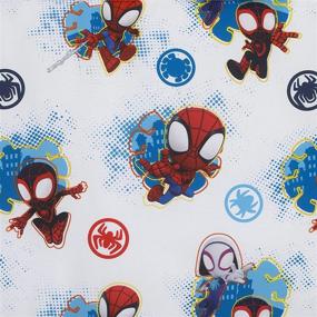 img 1 attached to 🕷️ Оптимизированный набор постельного белья Marvel Spidey Amazing Friends для детей дошкольного возраста