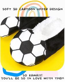 img 3 attached to 🐾 WUXITEX Animal Slipper Cartoon Bedroom Boys' Shoes and Slippers: Comfortable and Cute Footwear for Young Boys