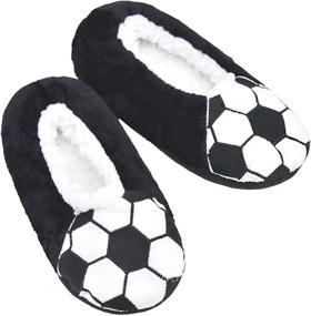 img 4 attached to 🐾 WUXITEX Animal Slipper Cartoon Bedroom Boys' Shoes and Slippers: Comfortable and Cute Footwear for Young Boys