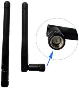 img 1 attached to 📶 Enhance Wireless Network Signal with 3dBi 2.4GHz Omni-Directional WiFi Antenna (Pack of 2)