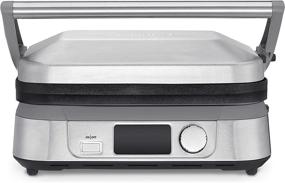 img 1 attached to 🍳 Cuisinart Electric Griddler: Stainless Steel, Compact Design for Versatile Cooking - 10.5"(L) x 12.0"(W) x 7.0"(H)