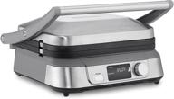 🍳 cuisinart electric griddler: stainless steel, compact design for versatile cooking - 10.5"(l) x 12.0"(w) x 7.0"(h) логотип