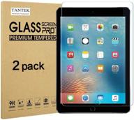 📱 premium 2-pack tempered glass screen protector for 12.9-inch ipad pro (2015/2017 model) - bubble-free & anti-scratch shield by tantek logo