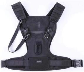 img 3 attached to 📷 Nicama Camera Strap Carrier Chest Harness Vest with Mounting Hubs & Backup Safety Straps for Hiking - Compatible with Canon 6D, 5D Mark II and III, Nikon D800, D810, Sony A7S, A7R, A7SII, Sigma, Olympus DSLR Cameras