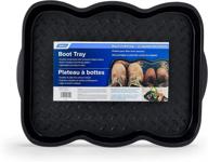 camco multi-purpose shoe tray with anti-slip pattern – ideal for organizing work boots, tools, and 👞 pet accessories; shield your floor from unwanted messes; perfect for gardening and outdoor activities! compact size (42894) logo