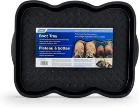 img 4 attached to Camco Multi-Purpose Shoe Tray with Anti-Slip Pattern – Ideal for Organizing Work Boots, Tools, and 👞 Pet Accessories; Shield Your Floor from Unwanted Messes; Perfect for Gardening and Outdoor Activities! Compact Size (42894)