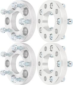 img 4 attached to 🔧 ECCPP 4PCS 1" Накладки для колес 5x4.5 5x114.3 Комплекты с болтами длиной 1/2" 70.5mm - Подходит для Mustang 1994-2004, Crown Victoria, Ranger, Town Car - Болты длиной 1/2