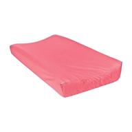 👶 waverly coral changing pad cover with pom pom play design logo