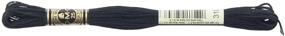 img 2 attached to 🧵 DMC Мулине черного цвета 6 нитей: упаковка из 12 штук - высококачественная нить для вышивки и рукоделия