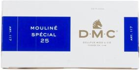 img 3 attached to 🧵 DMC Мулине черного цвета 6 нитей: упаковка из 12 штук - высококачественная нить для вышивки и рукоделия