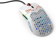 🖱️ glorious model o gaming mouse: sleek glossy white design for ultimate gaming performance (go-gwhite) logo