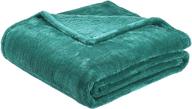 📚 amazon basics soft and cozy, plush blanket - 50x60, green - enhanced seo logo
