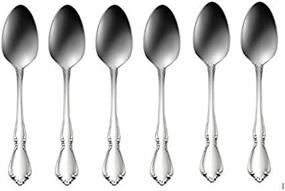 img 2 attached to Oneida Chateau Teaspoons - Set of 6, 18/8 Stainless Steel