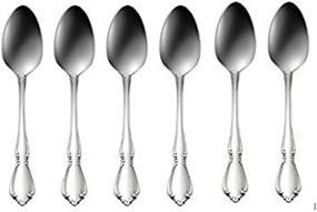 img 4 attached to Oneida Chateau Teaspoons - Set of 6, 18/8 Stainless Steel