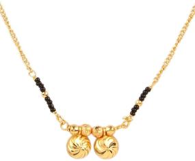 img 1 attached to Efulgenz Bollywood Traditional Mangalsutra Necklace