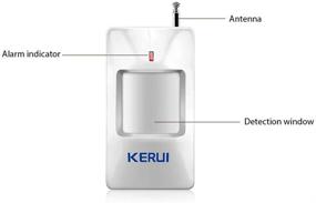 img 3 attached to Optimized 433MHz Home Wireless PIR Infrared Motion Detector Sensor for Alarm System by KERUI
