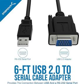 img 3 attached to 🔌 Кабель адаптера Sabrent USB к последовательному интерфейсу с длиной кабеля 6 футов [чипсет FTDI] - Купить сейчас