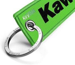 img 1 attached to KEYTAILS Keychains, High-Quality Key Tag for Kawasaki Motorcycles, ATVs, UTVs [Kawasexy]