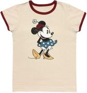 disney minnie classic ringer t shirt logo