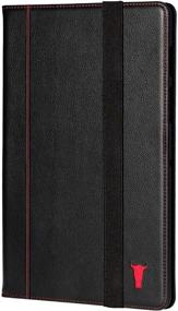 img 4 attached to 📱 TORRO Genuine Leather Tablet Case for Apple iPad Pro 12.9" - Multiple Viewing Angles - Wake/Sleep Enabled - 5th Gen 2021 Release (Black)