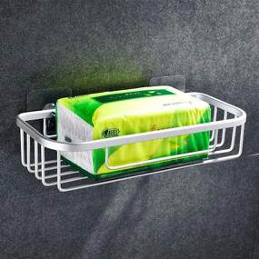 img 4 attached to ERRichmo Rustproof Adhesive Aluminum Organizer Bath in Bathroom Accessories