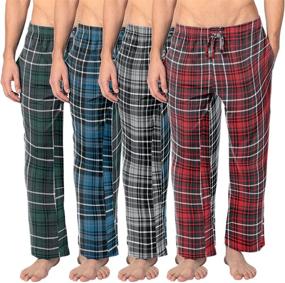 img 4 attached to 👕 Ultimate Comfort: Andrew Scott Cotton Flannel Pajama Set for Men's Clothing and Sleep & Lounge