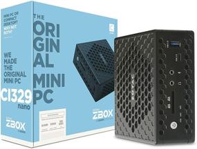 img 4 attached to ZOTAC ZBOX CI329 Nano Silent Mini PC Intel N4100 CPU UHD 💻 Graphics 600 OS Barebones System (ZBOX-CI329NANO-U) - Ultimate Performance, Compact Design, Ready for Customization