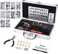 🔥 suteck 42 pcs wood burning kit: pyrography pen, 27 soldering embossing tips, adjustable temperature switch, stencil carving knife logo