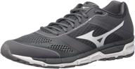 mizuno 320544 9000 09 0800 synchro black white black men's shoes in athletic логотип