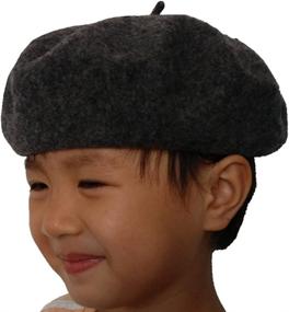 img 3 attached to JOYHY Kids French Style Beret Beanie Hat - Solid Color Classic for Girls and Boys