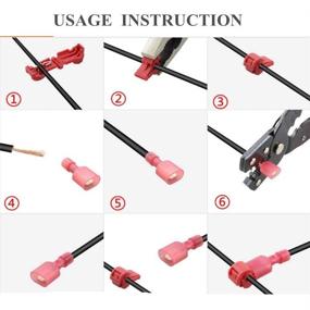 img 3 attached to Connectors Self Stripping Electrical Disconnect Assortment Industrial Electrical