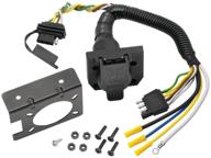 🔌 reese towpower 85343 4-way flat to 7-way blade adapter - efficient black terminal solution logo