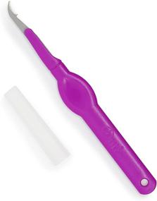 img 2 attached to 🪡 Dritz Purple Curved Blade Seam Ripper, 1-Pack - Enhancing Sewing Tools