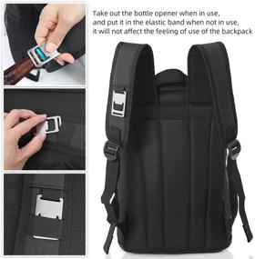 img 2 attached to BULYZER Insulated Backpack Waterproof Lunch Black