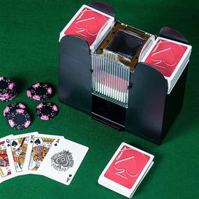 img 1 attached to 🃏 Enhanced Card Shuffler by Trademark Poker