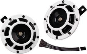 img 4 attached to Белый набор автомобильного клаксона FARBIN - 12V металлический двойной гудок супер тона высокий/низкий с защитной решеткой