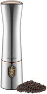 inkbird stainless steel electric pepper grinder mill with light and push button, battery operated automatic pepper mill and salt mill for one-handed operation logo