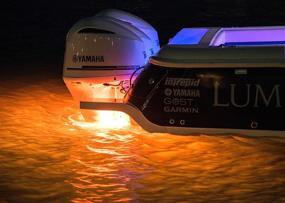 img 3 attached to 🚤 Lumitec 101436 SeaBlazeX Mini Spectrum RGBW LED Underwater Boat Light with Surface Mount for Full-Color Output