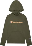 👦 get your boys ready for action with champion sleeve classic hooded clothes and tops logo