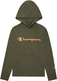 img 4 attached to 👦 Get Your Boys Ready for Action with Champion Sleeve Classic Hooded Clothes and Tops