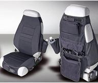 🧺 rugged ridge 13235.01 seat protector kit: fabric, black - ideal for 76-06 jeep cj/wrangler yj/tj logo