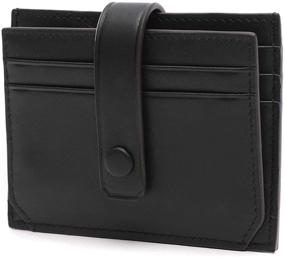 img 3 attached to SEEFARW Leather Credit Organizer Closure Women's Handbags & Wallets