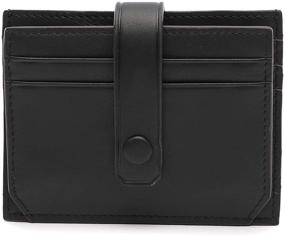 img 4 attached to SEEFARW Leather Credit Organizer Closure Women's Handbags & Wallets