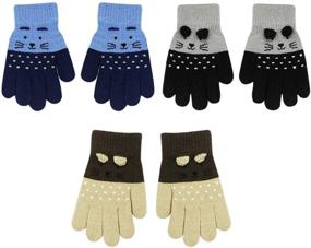 img 3 attached to 🧤 Unisex Winter Gloves Mittens for Girls - RARITY US Accessories