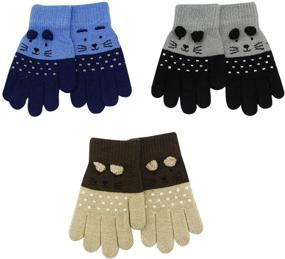 img 2 attached to 🧤 Unisex Winter Gloves Mittens for Girls - RARITY US Accessories