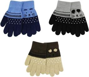 img 1 attached to 🧤 Unisex Winter Gloves Mittens for Girls - RARITY US Accessories