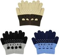 🧤 unisex winter gloves mittens for girls - rarity us accessories logo